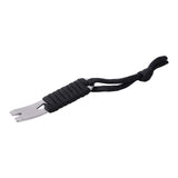 Maxbell Pocket Crowbar Keychain Winding Pin Key Pry Bars Keychain for Hiking Indoors Black