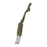 Maxbell Pocket Crowbar Keychain Winding Pin Key Pry Bars Keychain for Hiking Indoors Green