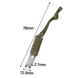 Maxbell Pocket Crowbar Keychain Winding Pin Key Pry Bars Keychain for Hiking Indoors Green