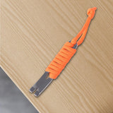 Maxbell Pocket Crowbar Keychain Winding Pin Key Pry Bars Keychain for Hiking Indoors Orange