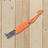 Maxbell Pocket Crowbar Keychain Winding Pin Key Pry Bars Keychain for Hiking Indoors Orange