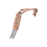 Maxbell Pocket Crowbar Keychain Winding Pin Key Pry Bars Keychain for Hiking Indoors Khaki