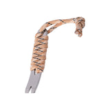 Maxbell Pocket Crowbar Keychain Winding Pin Key Pry Bars Keychain for Hiking Indoors Khaki