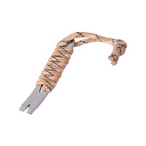 Maxbell Pocket Crowbar Keychain Winding Pin Key Pry Bars Keychain for Hiking Indoors Khaki