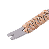 Maxbell Pocket Crowbar Keychain Winding Pin Key Pry Bars Keychain for Hiking Indoors Khaki