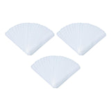 Maxbell 60Pcs Hat Sweat Liner Disposable Self Adhesive Stickers Hat Liner Sweatbands white