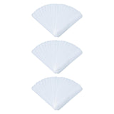 Maxbell 60Pcs Hat Sweat Liner Disposable Self Adhesive Stickers Hat Liner Sweatbands white