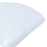 Maxbell 60Pcs Hat Sweat Liner Disposable Self Adhesive Stickers Hat Liner Sweatbands white