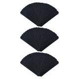 Maxbell 60Pcs Hat Sweat Liner Disposable Self Adhesive Stickers Hat Liner Sweatbands black