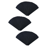 Maxbell 60Pcs Hat Sweat Liner Disposable Self Adhesive Stickers Hat Liner Sweatbands black