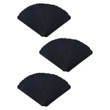 Maxbell 60Pcs Hat Sweat Liner Disposable Self Adhesive Stickers Hat Liner Sweatbands black