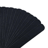 Maxbell 60Pcs Hat Sweat Liner Disposable Self Adhesive Stickers Hat Liner Sweatbands black