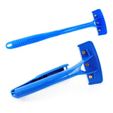 Maxbell Back Hair Shaver Ergonomic Handle Man Shaver Body Hair Trimmer for Men Women Blue