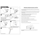 Maxbell Back Hair Shaver Ergonomic Handle Man Shaver Body Hair Trimmer for Men Women Gray