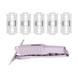 Maxbell Back Hair Shaver Ergonomic Handle Man Shaver Body Hair Trimmer for Men Women Gray