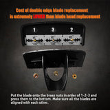 Maxbell Back Hair Shaver Ergonomic Handle Man Shaver Body Hair Trimmer for Men Women Black