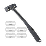 Maxbell Back Hair Shaver Ergonomic Handle Man Shaver Body Hair Trimmer for Men Women Black