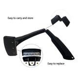 Maxbell Back Hair Shaver Ergonomic Handle Man Shaver Body Hair Trimmer for Men Women Black