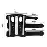 Maxbell Sports Fitness Wrist Wrap for Women Men for Working Out Weightlifting Sports Black