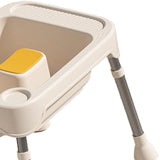 Maxbell Hair Washing Basin Elderly Adjustable Stand Shampoo Bowl for Bedside Seniors white