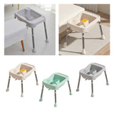 Maxbell Hair Washing Basin Elderly Adjustable Stand Shampoo Bowl for Bedside Seniors white