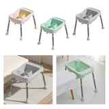 Maxbell Hair Washing Basin Elderly Adjustable Stand Shampoo Bowl for Bedside Seniors white