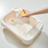 Maxbell Hair Washing Basin Elderly Adjustable Stand Shampoo Bowl for Bedside Seniors white