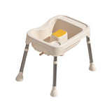 Maxbell Hair Washing Basin Elderly Adjustable Stand Shampoo Bowl for Bedside Seniors white