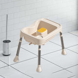 Maxbell Hair Washing Basin Elderly Adjustable Stand Shampoo Bowl for Bedside Seniors white