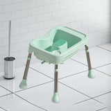 Maxbell Hair Washing Basin Elderly Adjustable Stand Shampoo Bowl for Bedside Seniors green