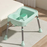 Maxbell Hair Washing Basin Elderly Adjustable Stand Shampoo Bowl for Bedside Seniors green