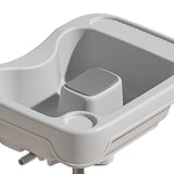 Maxbell Hair Washing Basin Elderly Adjustable Stand Shampoo Bowl for Bedside Seniors grey
