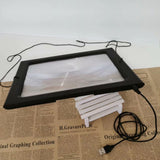 Maxbell Full Page 3x Magnifying Lens Book Reading Aid for Newspapers Poor Eyesight Elderly