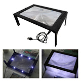 Maxbell Full Page 3x Magnifying Lens Book Reading Aid for Newspapers Poor Eyesight Elderly