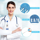 Maxbell Photocard Holder Badge Holder Reel Retractable Keychain for Home Backpacking blue