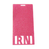 Maxbell Photocard Holder Badge Holder Reel Retractable Keychain for Home Backpacking pink