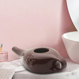 Maxbell Ceramic Neti Pot Travel Nasal Cleansing Pot for Removes Dust Nasal Cleansing