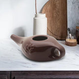 Maxbell Ceramic Neti Pot Travel Nasal Cleansing Pot for Removes Dust Nasal Cleansing