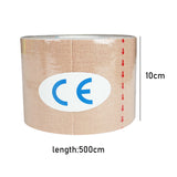 Maxbell Athletic Tape Muscle Tape 5M Roll Wrist Ankle Tape for Hands Shoulder Ankles skin