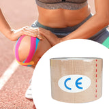 Maxbell Athletic Tape Muscle Tape 5M Roll Wrist Ankle Tape for Hands Shoulder Ankles skin