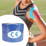 Maxbell Athletic Tape Muscle Tape 5M Roll Wrist Ankle Tape for Hands Shoulder Ankles deep blue