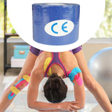 Maxbell Athletic Tape Muscle Tape 5M Roll Wrist Ankle Tape for Hands Shoulder Ankles deep blue