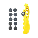 Maxbell Ampoule Cutter Vial Opener Practical Glass Cutter for Bottles Ampule Breaker Yellow