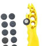 Maxbell Ampoule Cutter Vial Opener Practical Glass Cutter for Bottles Ampule Breaker Yellow