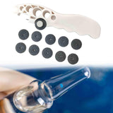 Maxbell Ampoule Cutter Vial Opener Practical Glass Cutter for Bottles Ampule Breaker White