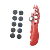 Maxbell Ampoule Cutter Vial Opener Practical Glass Cutter for Bottles Ampule Breaker Red