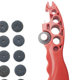 Maxbell Ampoule Cutter Vial Opener Practical Glass Cutter for Bottles Ampule Breaker Red