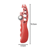 Maxbell Ampoule Cutter Vial Opener Practical Glass Cutter for Bottles Ampule Breaker Red