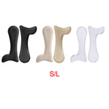 Maxbell 2 Pieces Arch Insoles Self Adhesive Universal Multifunction Gel Arch Support Clear S