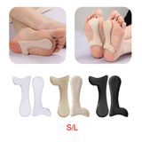 Maxbell 2 Pieces Arch Insoles Self Adhesive Universal Multifunction Gel Arch Support Clear S